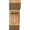 Ekena Millwork Merced Slat Rough Sawn Bracket w/ Offset Brace, Western Red Cedar, 8"W x 18"D x 22"H BKT0806X18X22MRC06RWR - alternate 2